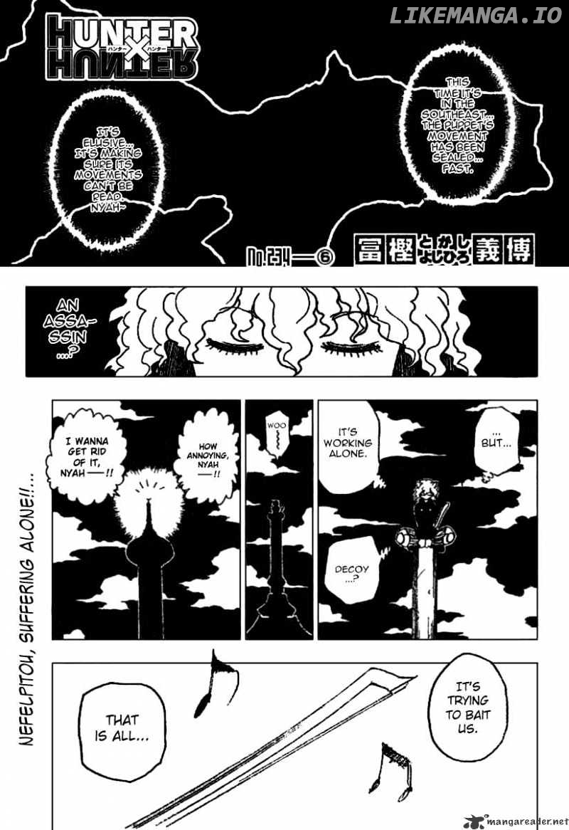 Hunter x Hunter, Chapter 234 image 01